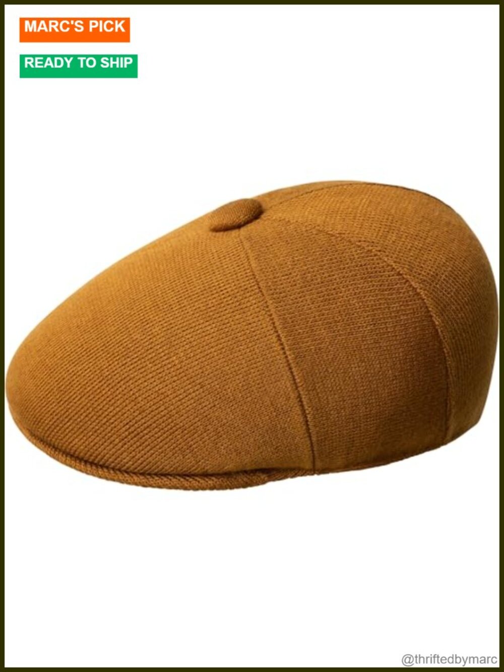 Kangol Bamboo Panel 575 Cap Flat Newsboy Cap